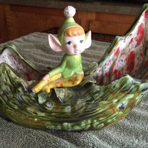 Vintage 70's Fairy Dish/Planter